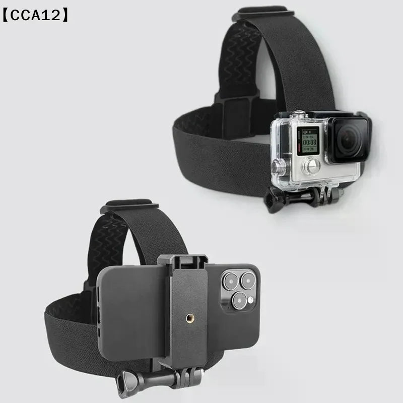 Support de téléphone pour casque, vidéo à la première personne, serre-tête pour téléphone, smartphone, caméra d'action