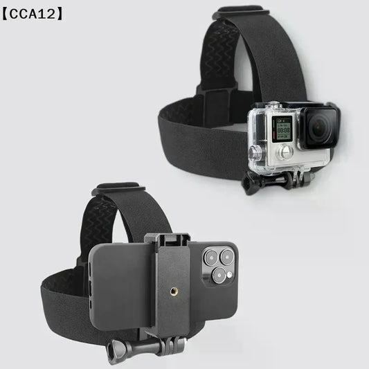 Support de téléphone pour casque, vidéo à la première personne, serre-tête pour téléphone, smartphone, caméra d'action