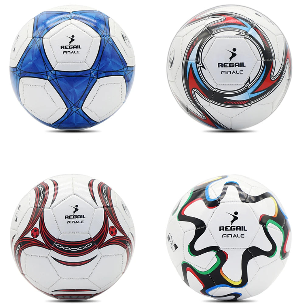 Ballon de football professionnel taille 5, cousu à la machine, ballon de but de championnat, entraînement sportif en extérieur pour jeunes