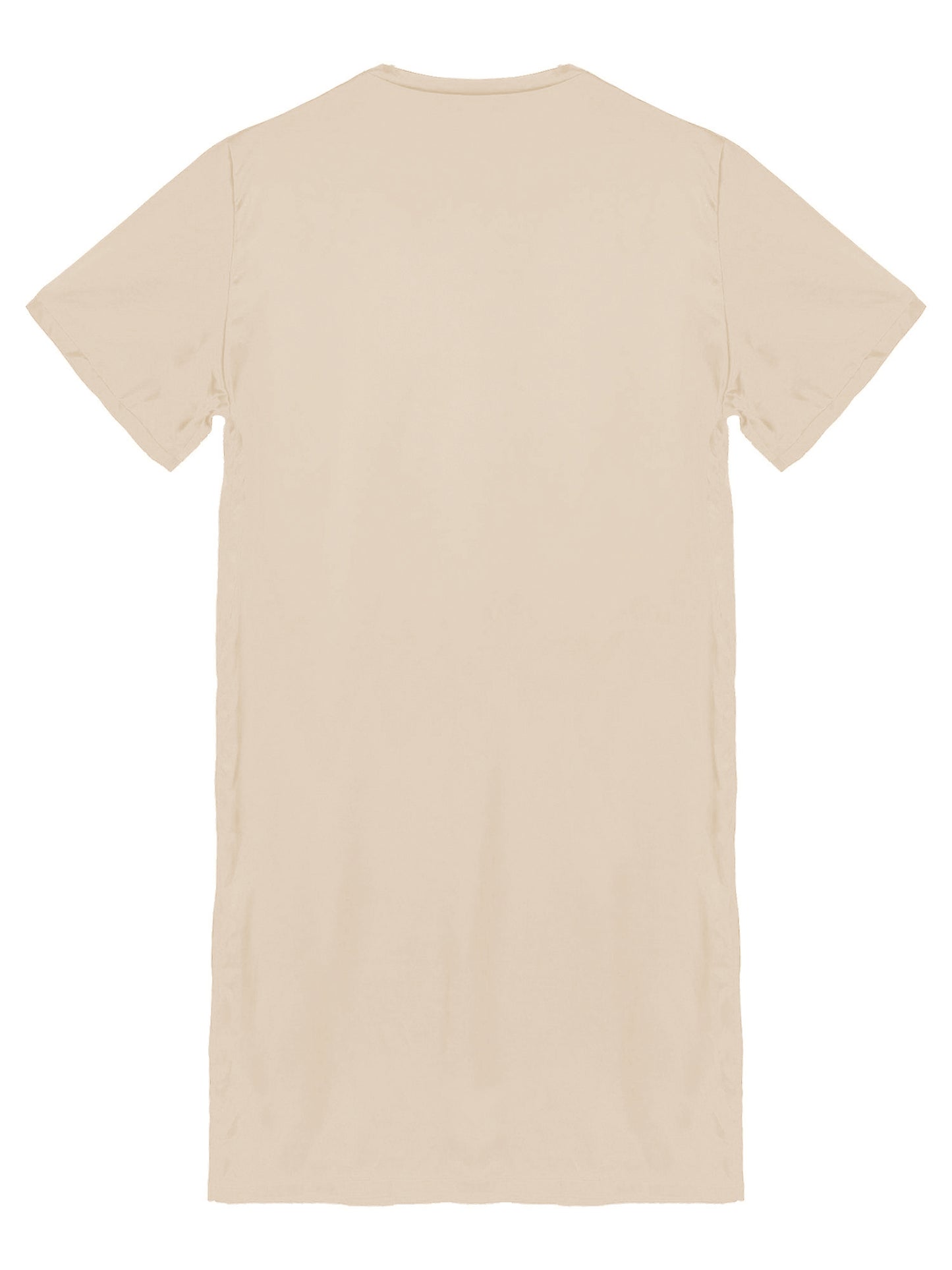 Damen Herren Seidensatin Pyjamas Schlafanzug Kurzarm Nachthemd Kimono Bademantel Schlafrock Morgenmantel Sommer Nachthemd Homewear