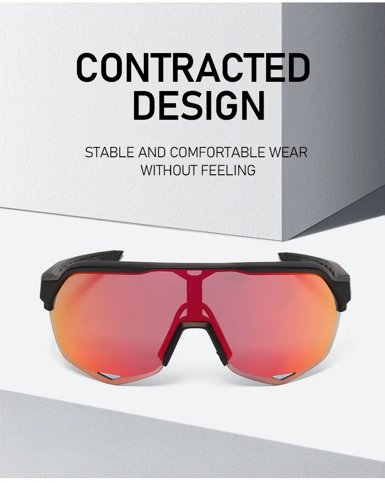 100 Cycling Glasses Outdoor Sports Sunglasses Men MTB Cycling Sunglasses Women Road Bike Goggles UV400 Bicycle Eyewear