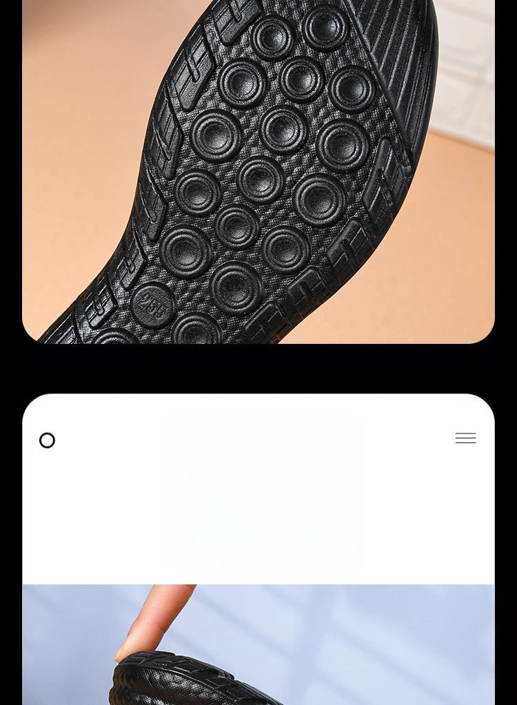 Chaussures de sport et de loisirs à semelle souple, anti-odeurs, respirantes et confortables pour hommes, idéales pour le travail, collection printemps et automne.