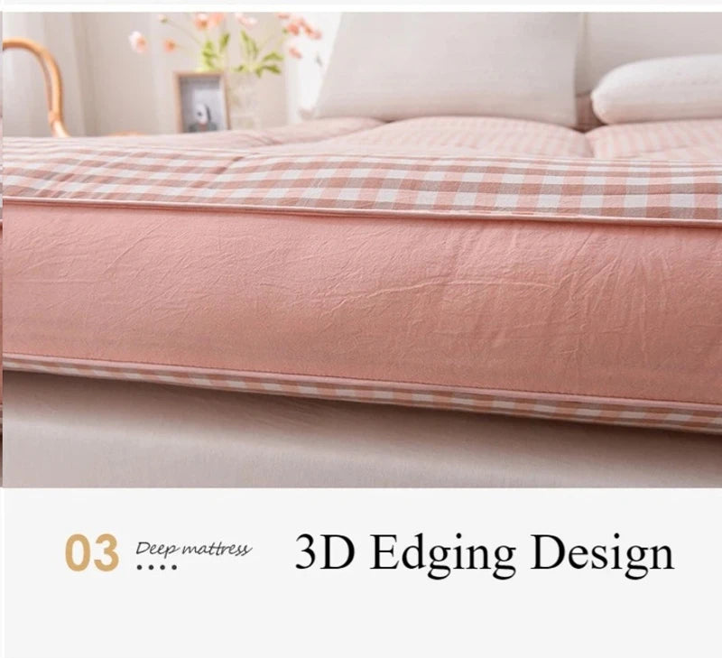 Thickened 3D Mattress Foldable Soft Tatami Cushion 90/100/120/150/180/200cm Non-slip Bed Pad for Home Bedroom Dormitory Student