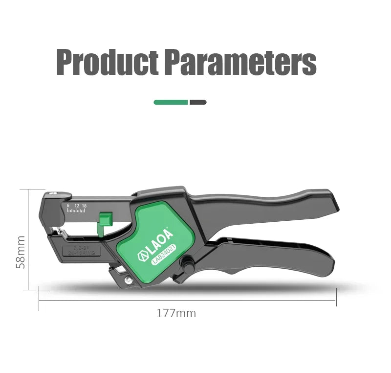 LAOA industrial fast automatic wire stripping pliers electrician specific multifunctional pliers wire cutting and pressing tools