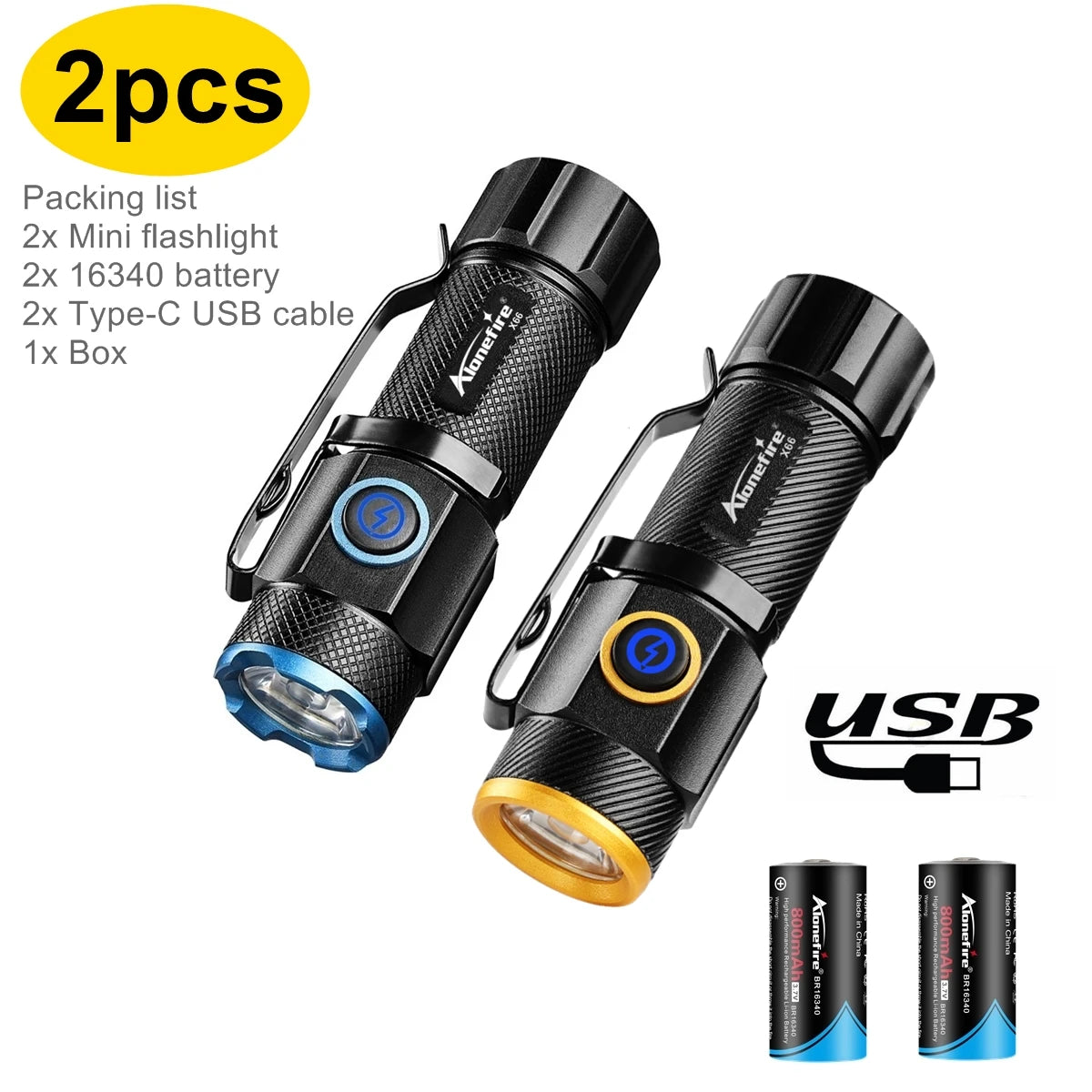 Mini Flashlight High power LED Palm Light Usb Rechargeable Pocket Outdoor Hiking Travel Home Magnet Work lamp Gift Small Torch
