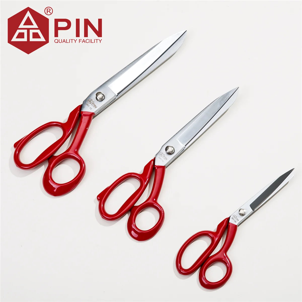 PIN Ultra Sharp Stoffschere 8" 10" 12", robuste Edelstahlschere für Nähen, Leder & allgemeine Schneidearbeiten