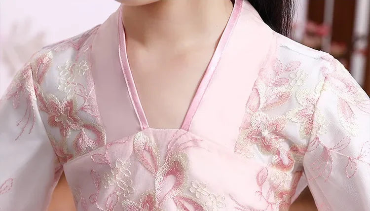 Robe chinoise Hanfu moderne pour fille, tenue d'Halloween de fée, Vêtements pour enfants, Vestidos, Costume traditionnel de Cosplay, Robes pour filles