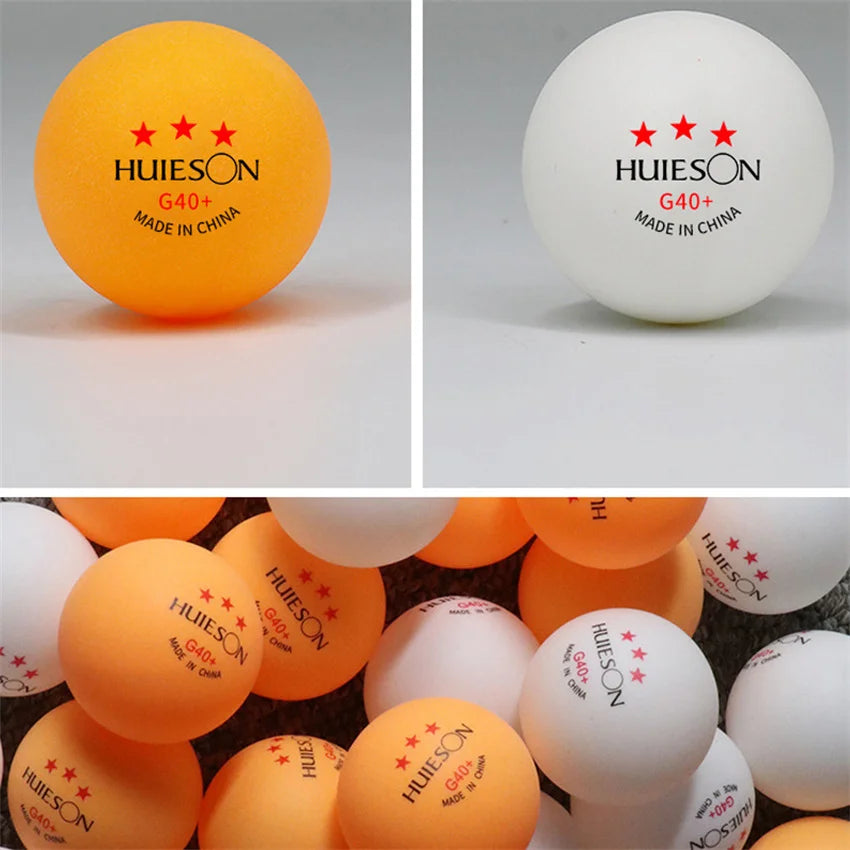 Neue Huieson 3-Sterne 20~100 STÜCK ABS 40+ Material Professionelle Tischtennisbälle TTF Tischtennis Ping-Pong-Bälle für Wettkämpfe