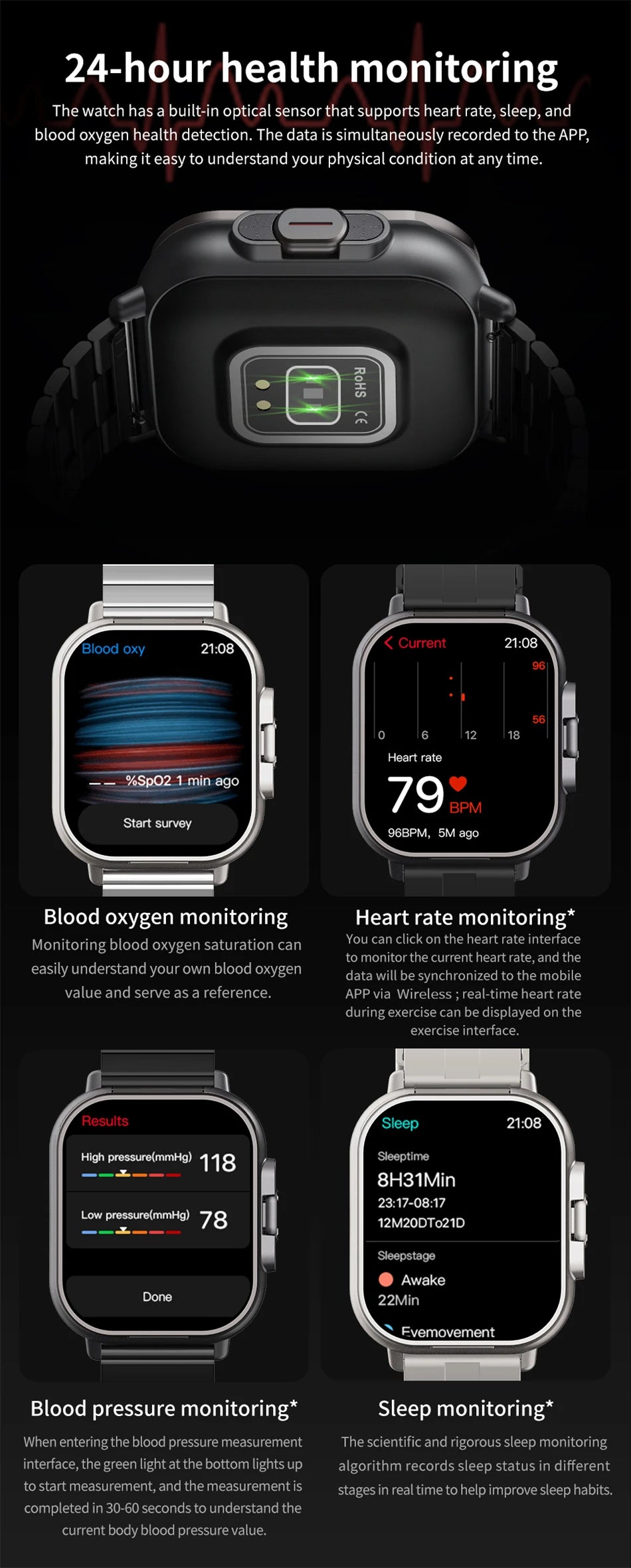 Montre connectée TWS 2 en 1 avec écouteurs, montre de sport, oreillette Bluetooth, montre d'appel, moniteur de santé pour hommes, NFC, montre intelligente pour femmes, écouteurs