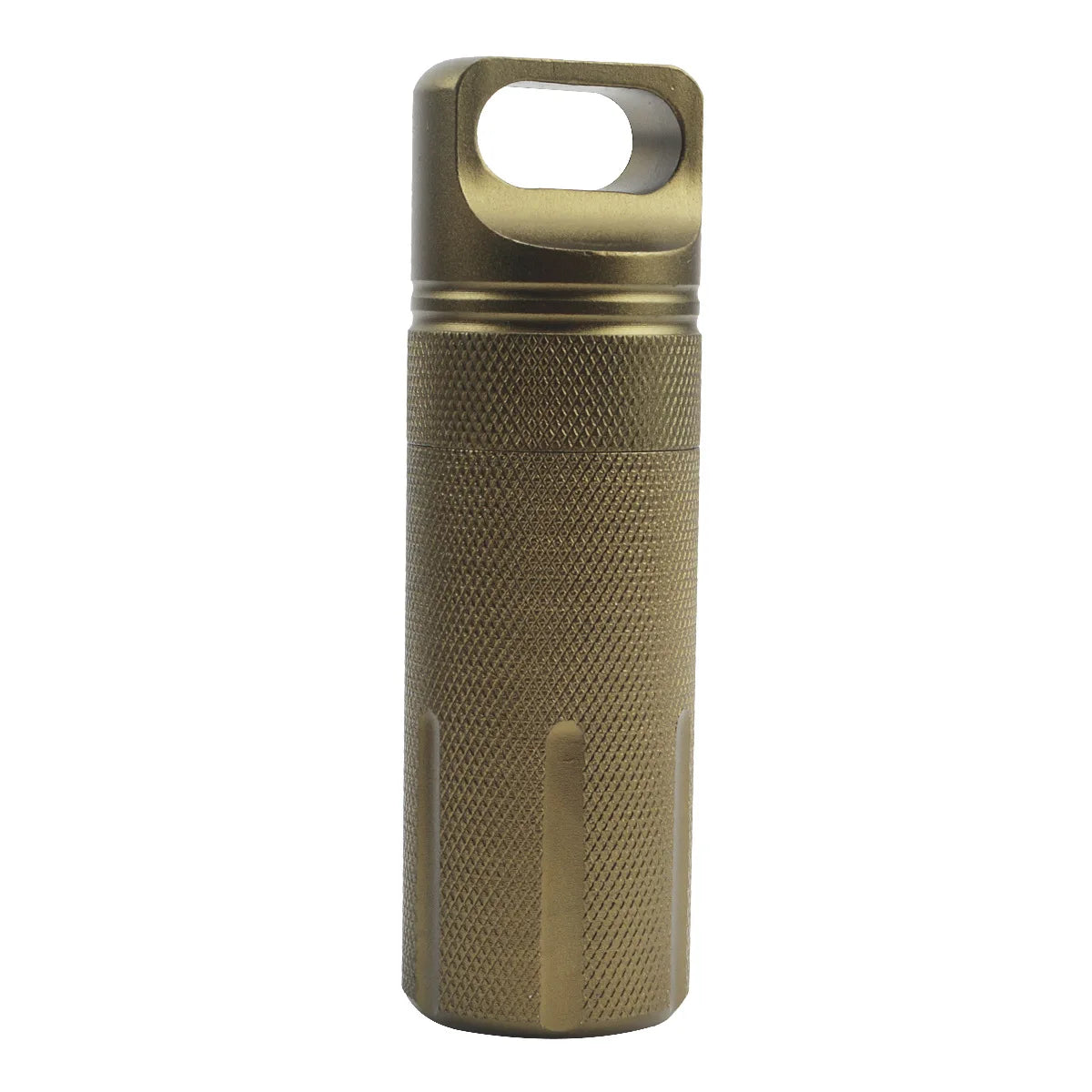 Pilulier Portable en Alliage d'Aluminium Étanche Boîte de Rangement Scellée Contenant de Voyage pour Petites Pilules Étui à Médicaments de Poche