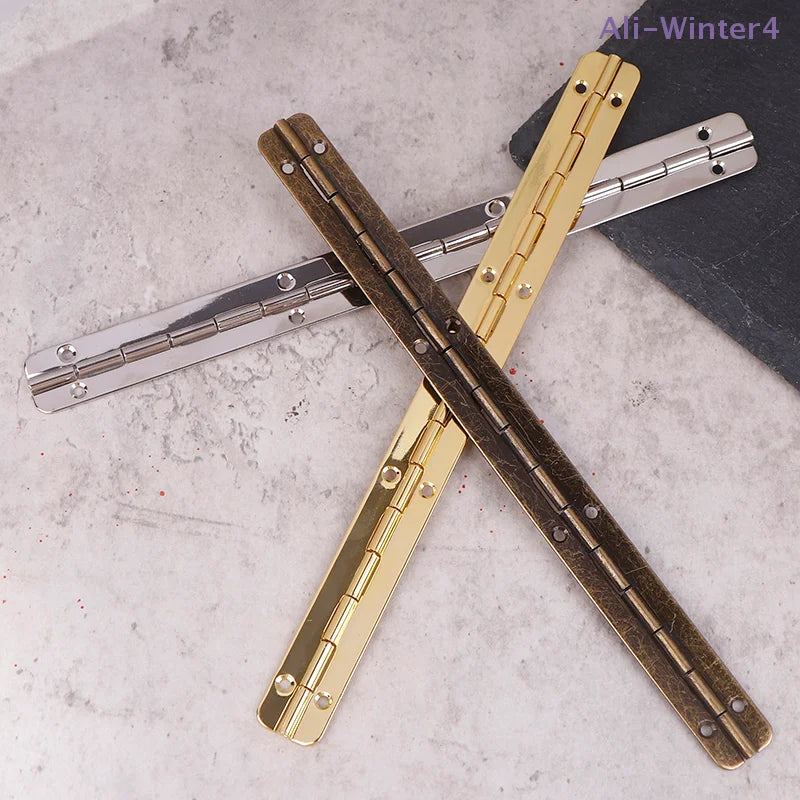 【Winter4】2 Pcs Hinge Hinges For Crafts Heavy Duty Piano Cabinet Box Long Window Iron Furniture Door And Window Hinge Long Hinge