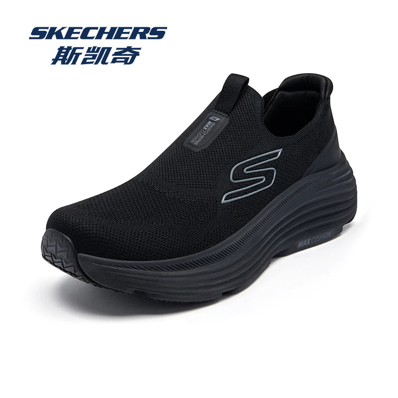 Skechers Chaussures Homme Chaussures de marche sans lacets pour hommes Légères Respirantes Chaussures de sport décontractées d'extérieur Baskets zapatillas hombre