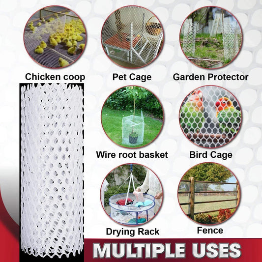 Plastic Protective Net, Poultry Breeding Garden, Home Balcony, Plastic Protective Net, Anti Fall Net  Garden Accessories