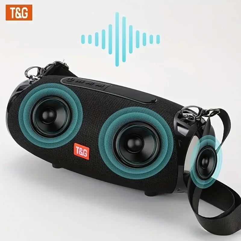 Kabelloser Subwoofer Tragbarer Bluetooth Lautsprecher Radio FM Wasserdichte Soundbox Musik Caixa De Som Coluna Blootooth Bass Hifi Bocina
