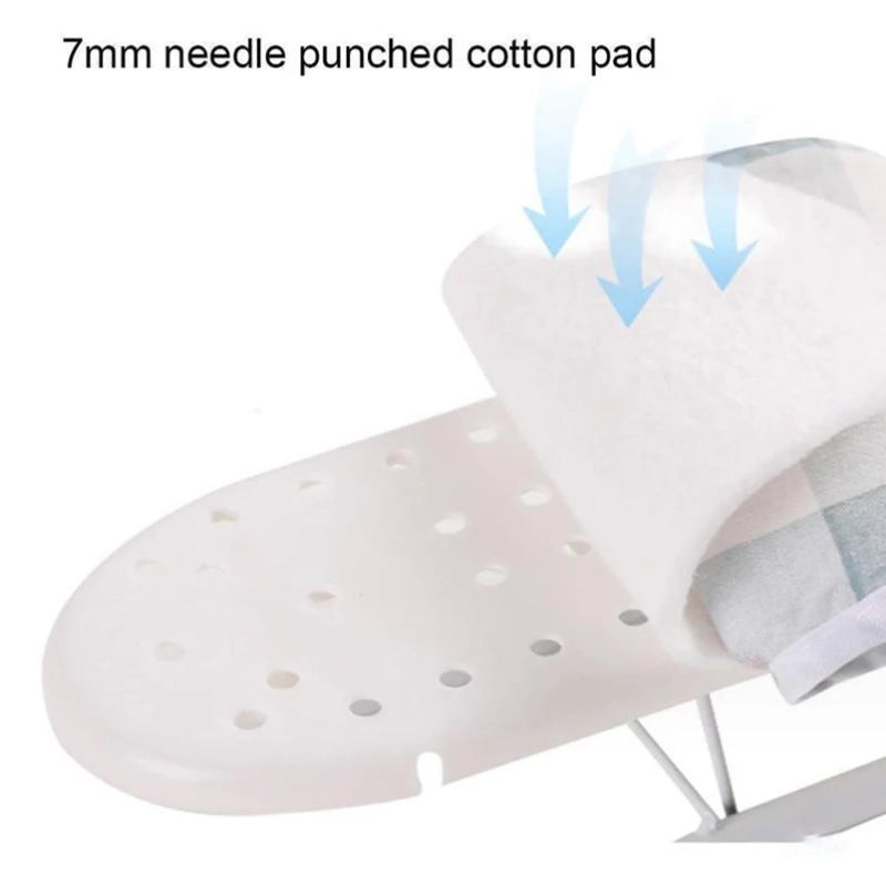 Folding Mini Ironing Board with Folding Legs Portable Household Clothes Ironing Rack Home Supplies Heat Resistant Ironing Cover