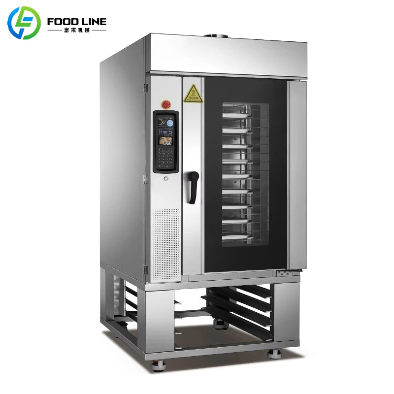 Kundenspezifischer elektrischer Backofen mit Sichtfenster Kommerzieller Ofen für Kuchen, Pizza, Brot, Bäckereiausrüstung