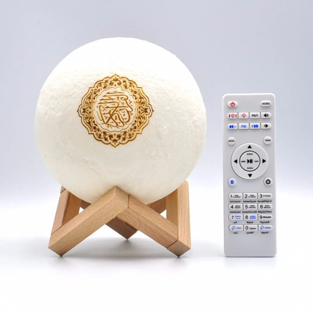 Heller Koran Azan Muslim Koran Bluetooth Lautsprecher Tragbares Nachtlicht Heilige Lampe Soundbox Musik Kabellos Caixa De Som Bocina Mp3