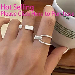 VENTFILLE 925 Sterling Silver Irregular Design Wave Golden Stackable Finger Rings Trendy Adjustable For Women Gifts Dropshipping