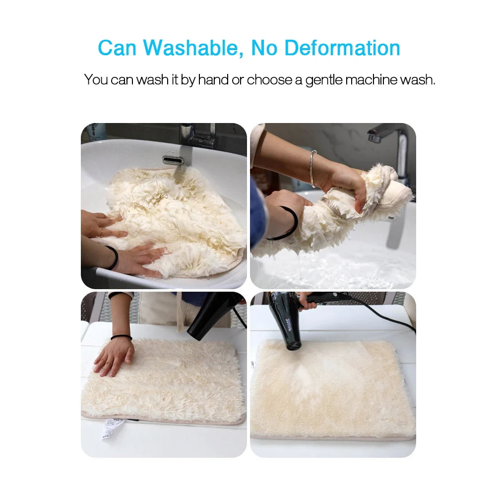 10mm Pile Length Fur Fabric Polyester Imitation Fur Fabrics Handmade DIY Encryption Thickening Fake Rabbit Hair Fur Plush Fabric