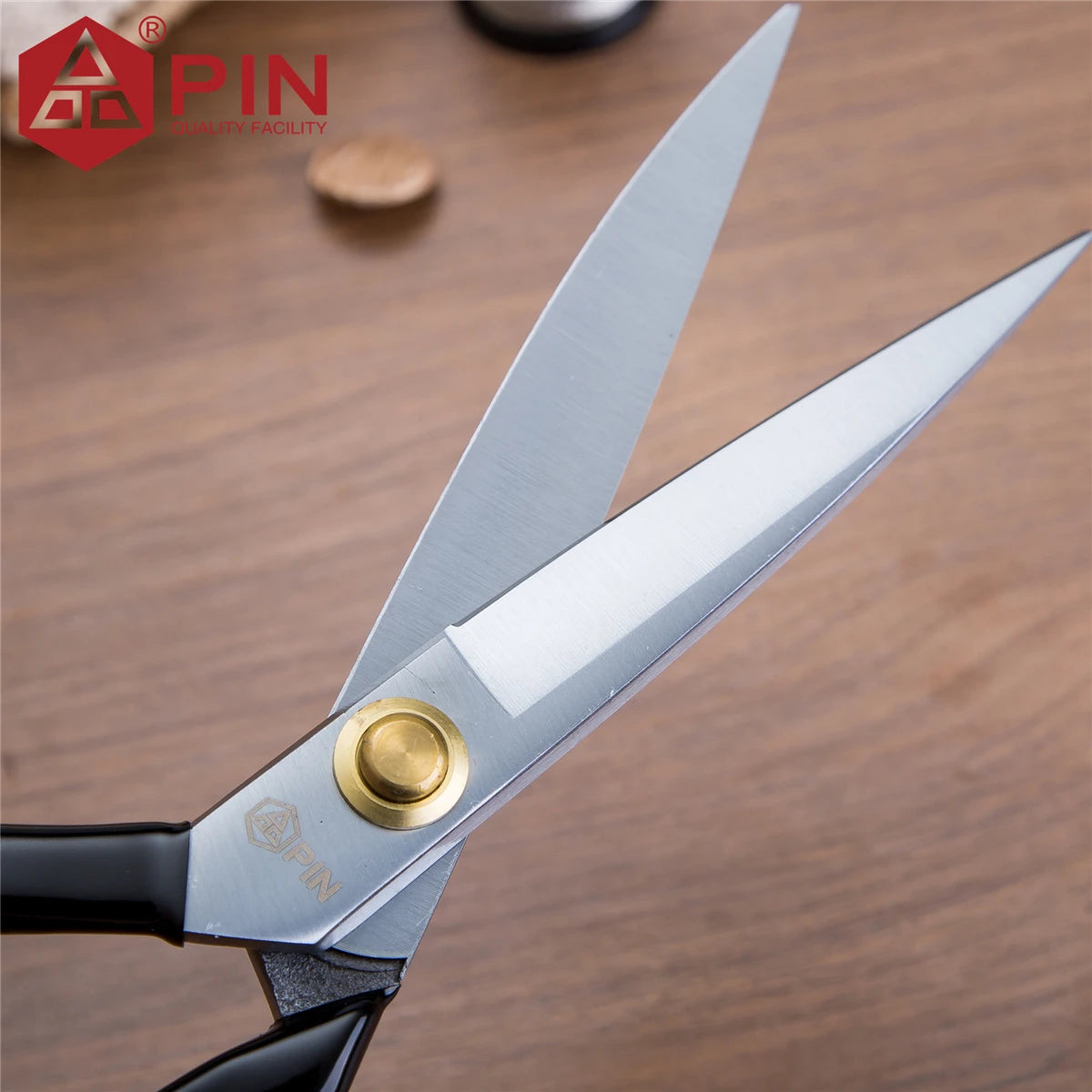 Ciseaux de tailleur pour gauchers PIN 10/12 pouces, ciseaux à tissu et cuir en acier inoxydable, ciseaux de couture ergonomiques pour gauchers