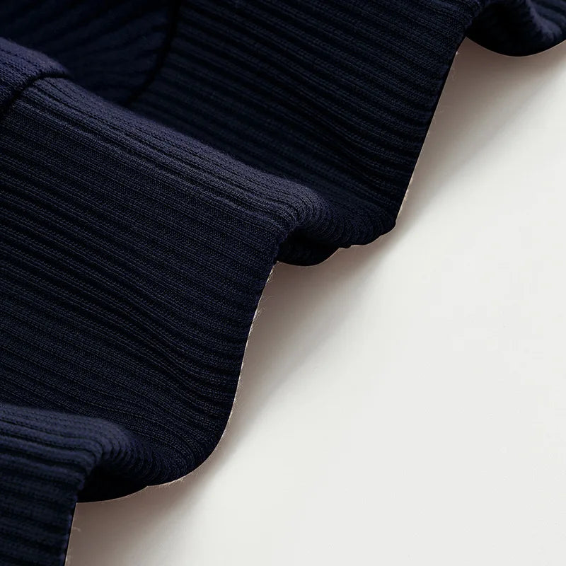 24 grenzüberschreitendes beliebtes Herbst-Langarm-Revers-Reißverschluss-Herren-Freizeit-Poloshirt
