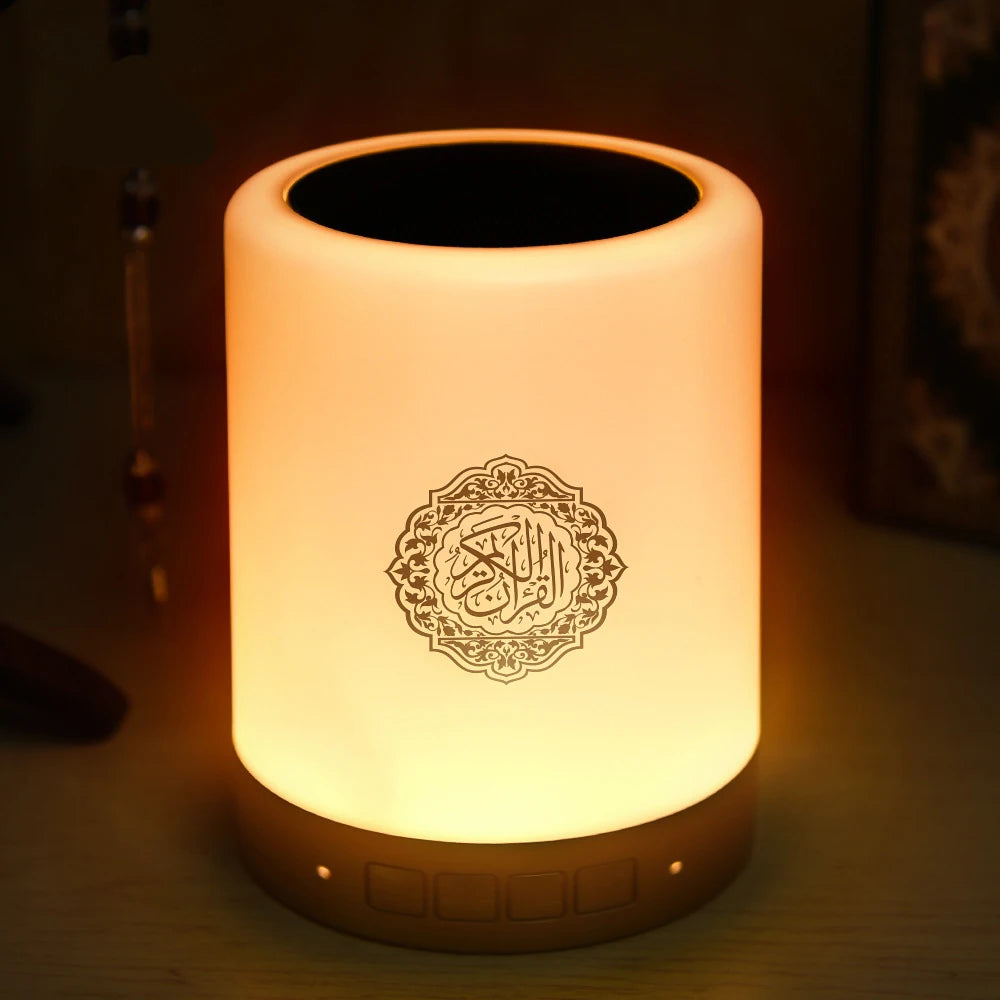 Heller Koran Azan Muslim Koran Bluetooth Lautsprecher Tragbares Nachtlicht Heilige Lampe Soundbox Musik Kabellos Caixa De Som Bocina Mp3