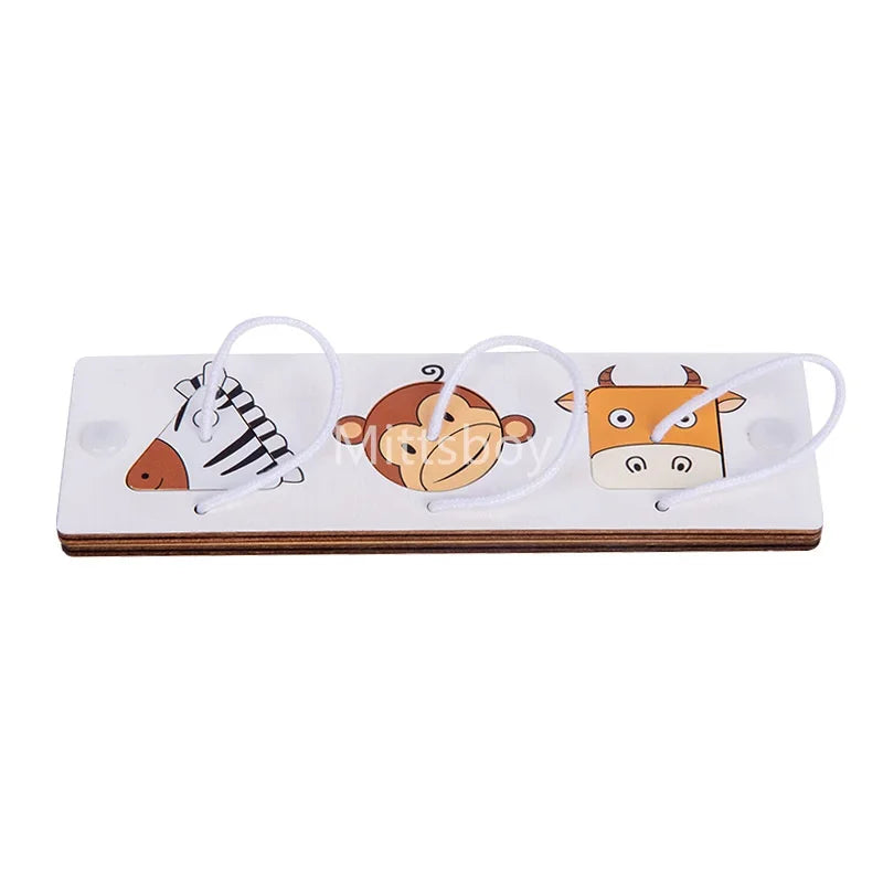 DIY Busy Board Montessori Lernspielzeug Tier Rutsche Reißverschluss Nummer Buchstabe Wolke Holzchip Grafikzuordnung Holzteile Geschenke