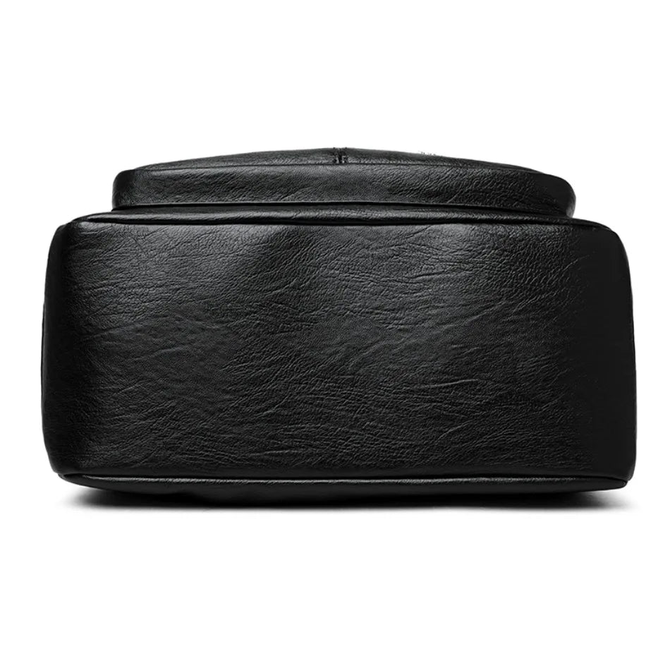 Sacs bandoulière en cuir souple Kangaroo pour femmes Sacs à bandoulière vintage multi-poches Designer Sacs messager décontractés pour dames Sac à main