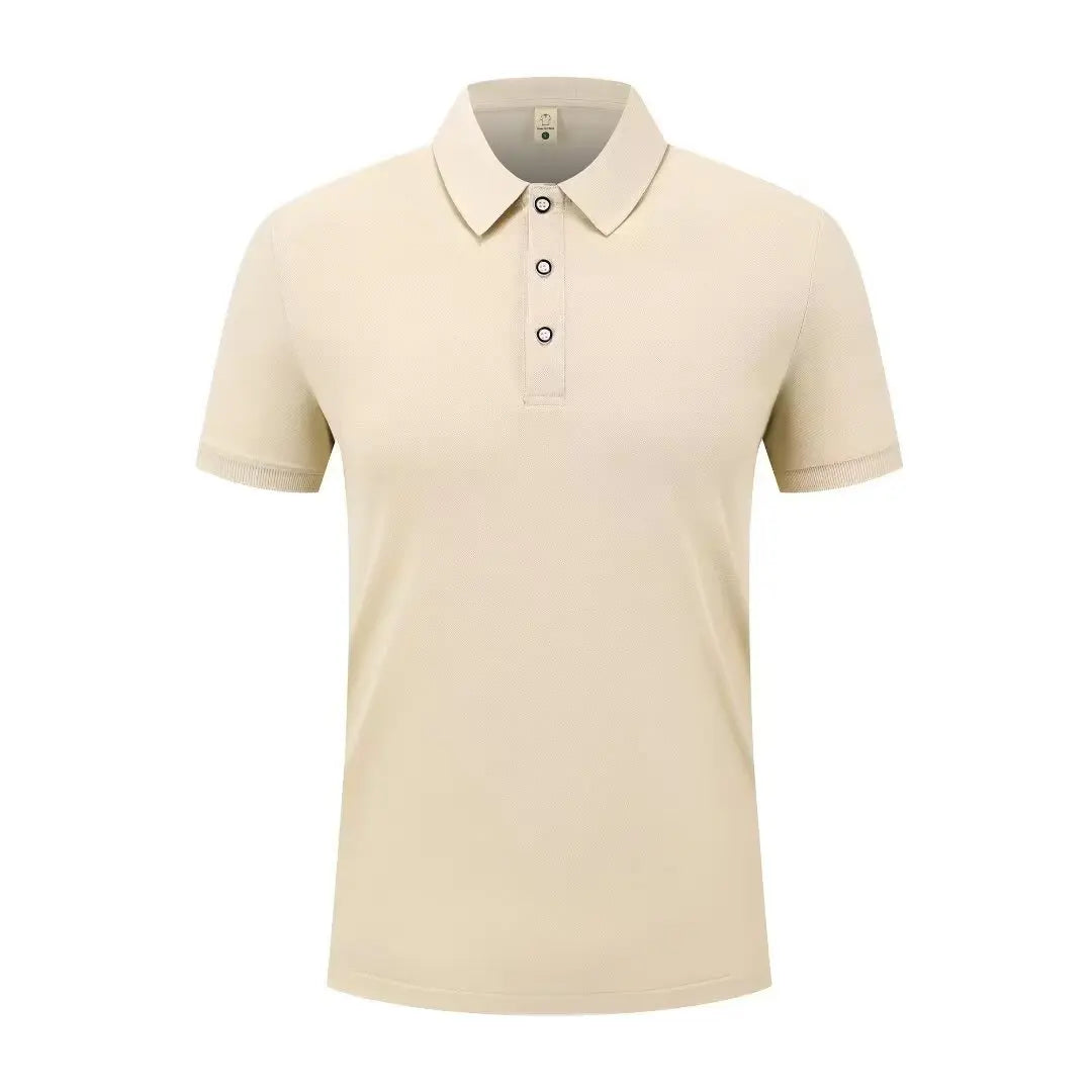 Summer Casual Sports Quick-drying Lapel Short-sleeved POLO Shirt 23 Solid Color Shirt Cycling Suit Fitness Suit For Men S-4XL