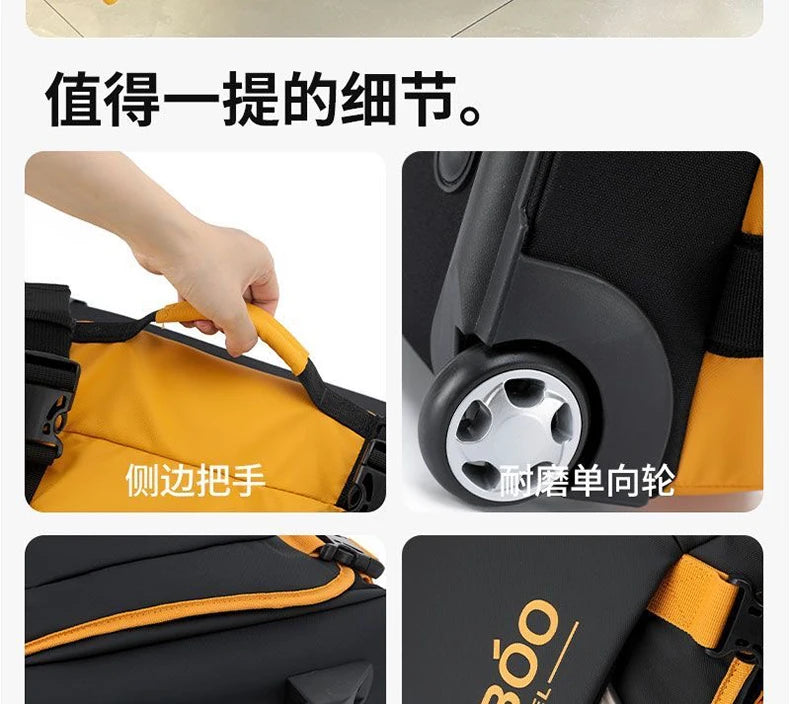 Multi-functional luggage large-capacity trolley bag directional wheel suitcase oxford handle bag 20/24/28-inch carry-on suitcase