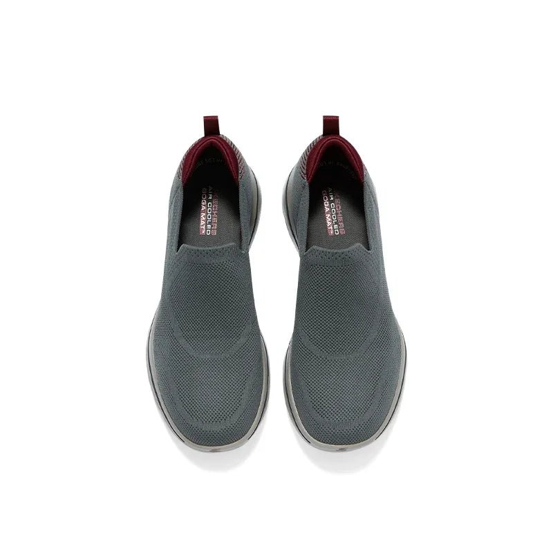 Skechers Schuhe Herren GO WALK 5 Slip-on Freizeit Outdoor Sport Walking Schuhe Herren Leicht Atmungsaktiv Einfaches An- und Ausziehen Sneaker