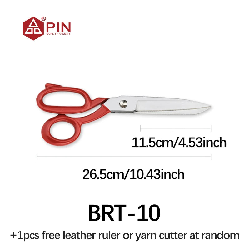 PIN Ultra Sharp Stoffschere 8" 10" 12", robuste Edelstahlschere für Nähen, Leder & allgemeine Schneidearbeiten
