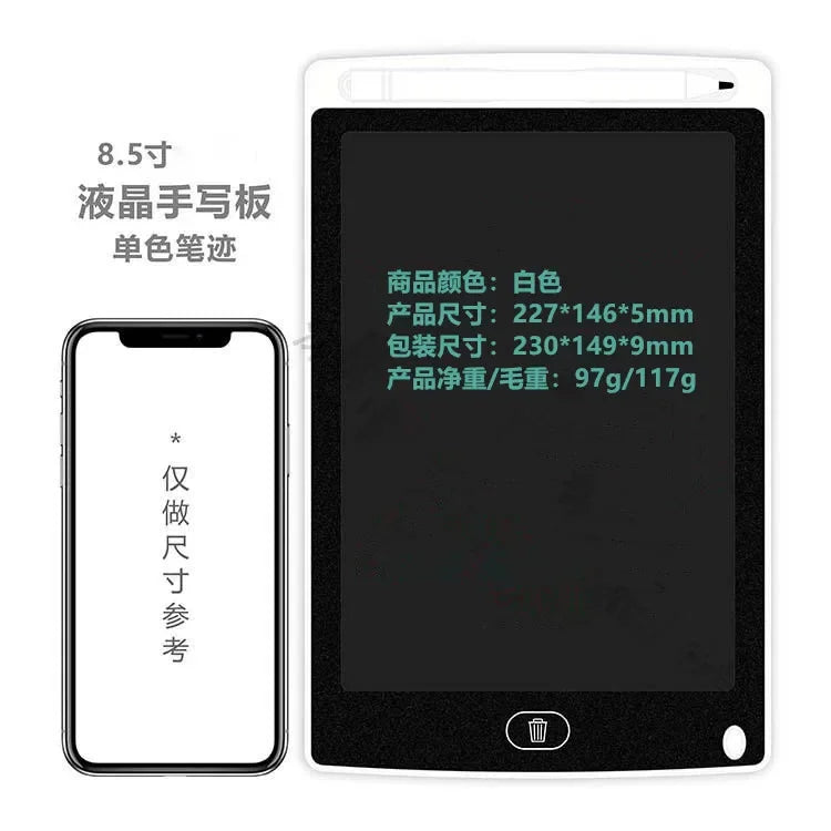 4.4/8.5 Zoll LCD Zeichenbrett Elektronisches Handschrift-Tablet für Kinder LCD Lichtenergie-Zeichenbrett Kinderspielzeug