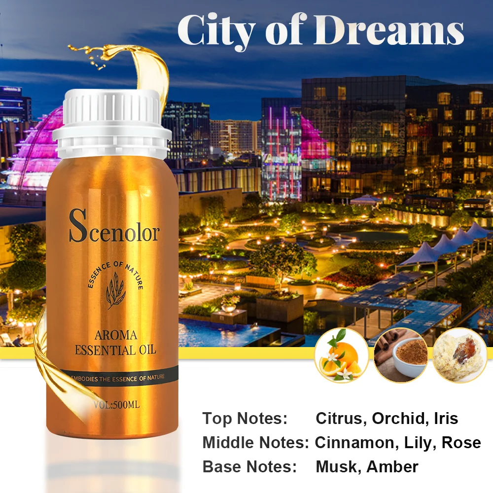 500ML Hotel Room Fragrance Diffuser for Home Air Freshener Scenting Device Air Purifier Humidifier Car Essential Oil Refil