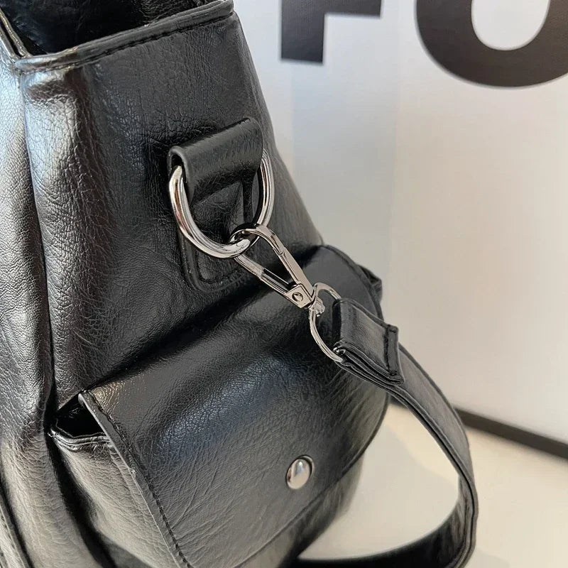 Heiß begehrte Umhängetasche mit weichem Innenfach 2024Hochwertige Damentasche in Kontrastfarben Mode Reißverschluss PU Damenhandtasche