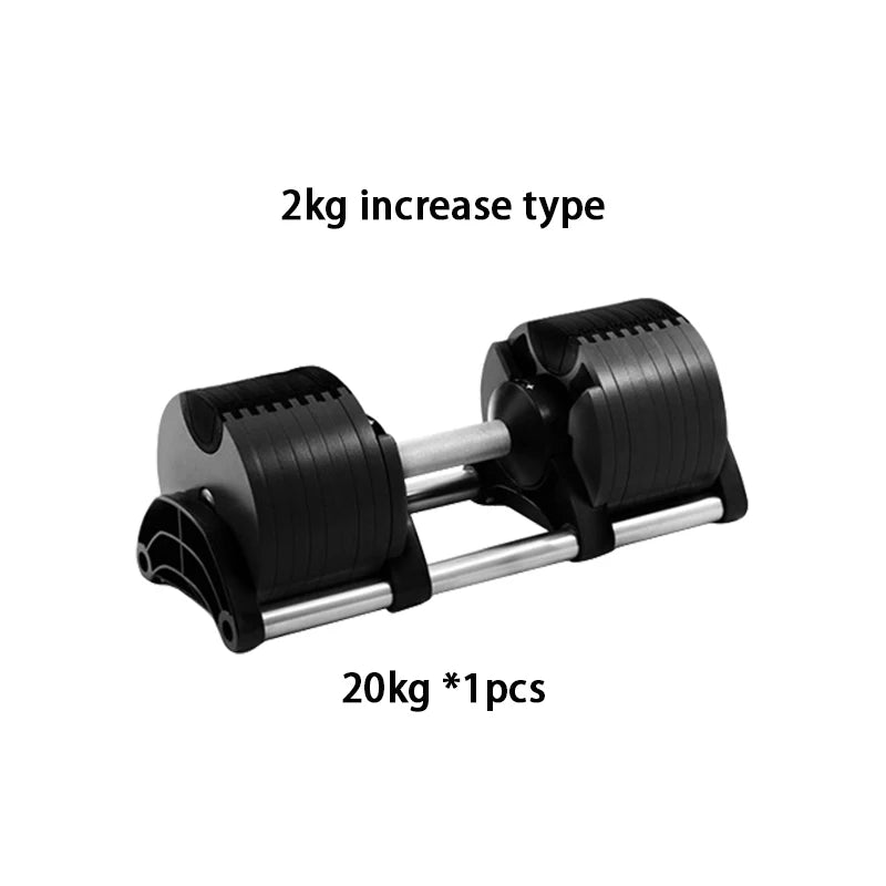 Ensemble d'haltères ronds ajustables, deuxième génération, augmentation de 2 kg, 24 kg, 36 kg, Fitness, Nouvelle mise à niveau