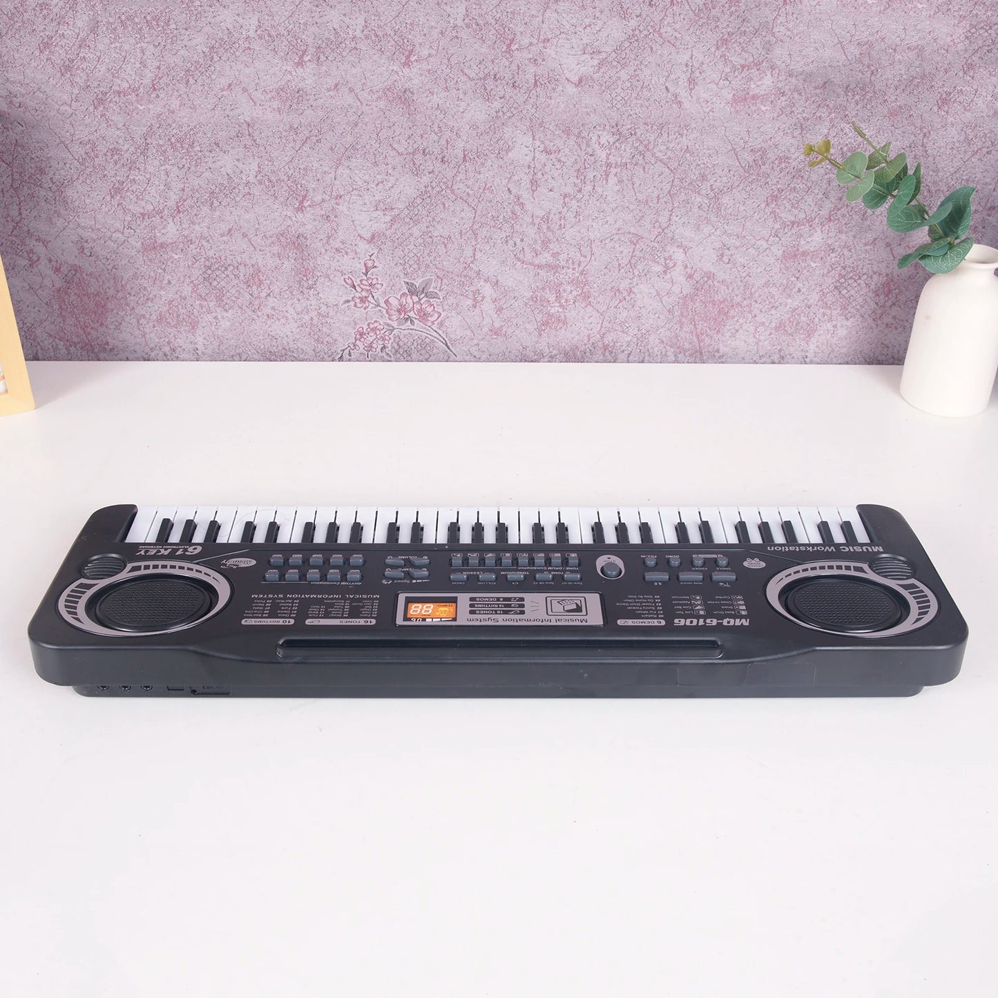 61 Keys Black Digital Music Electronic Keyboard KeyBoard Electric Piano Kids Gift Musical Instrument