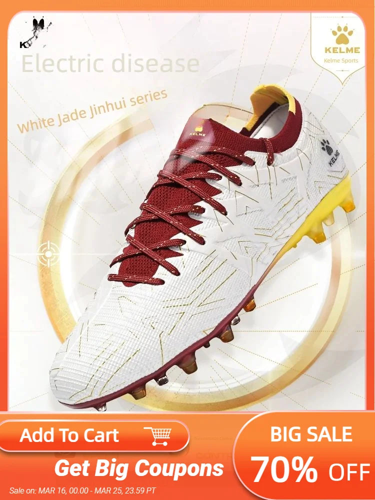 Chaussures de football KELME pour adultes, crampons courts Disease Electric 3.0 pour hommes, chaussures de football pour enfants MG, chaussures d'entraînement de match professionnelles