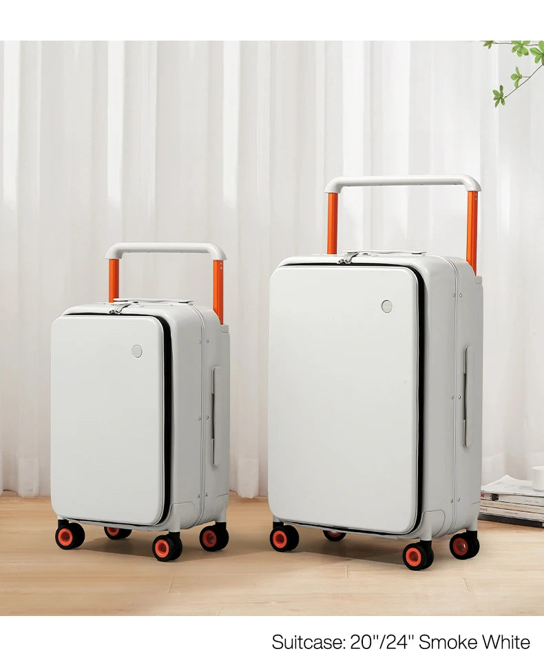 Mixi New Design Wide Handle Koffer Herren Handgepäck Damen Reise Trolley 20 Zoll Kabine PC Aluminiumrahmen M9275