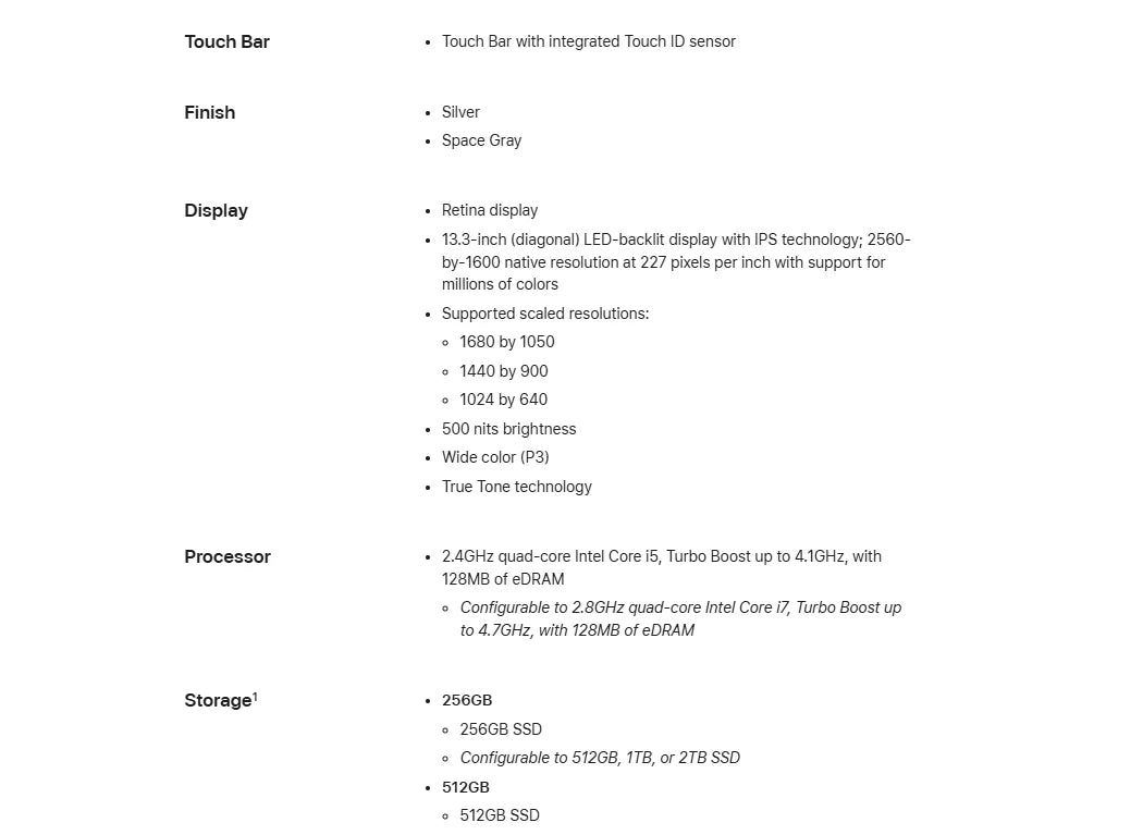 2019 MacBook Pro Intel i5 i7 13Inch Touch Bar,Touch ID 256G/512G/1TB/2TB 8G/16G RAM Notebooks Laptop.
