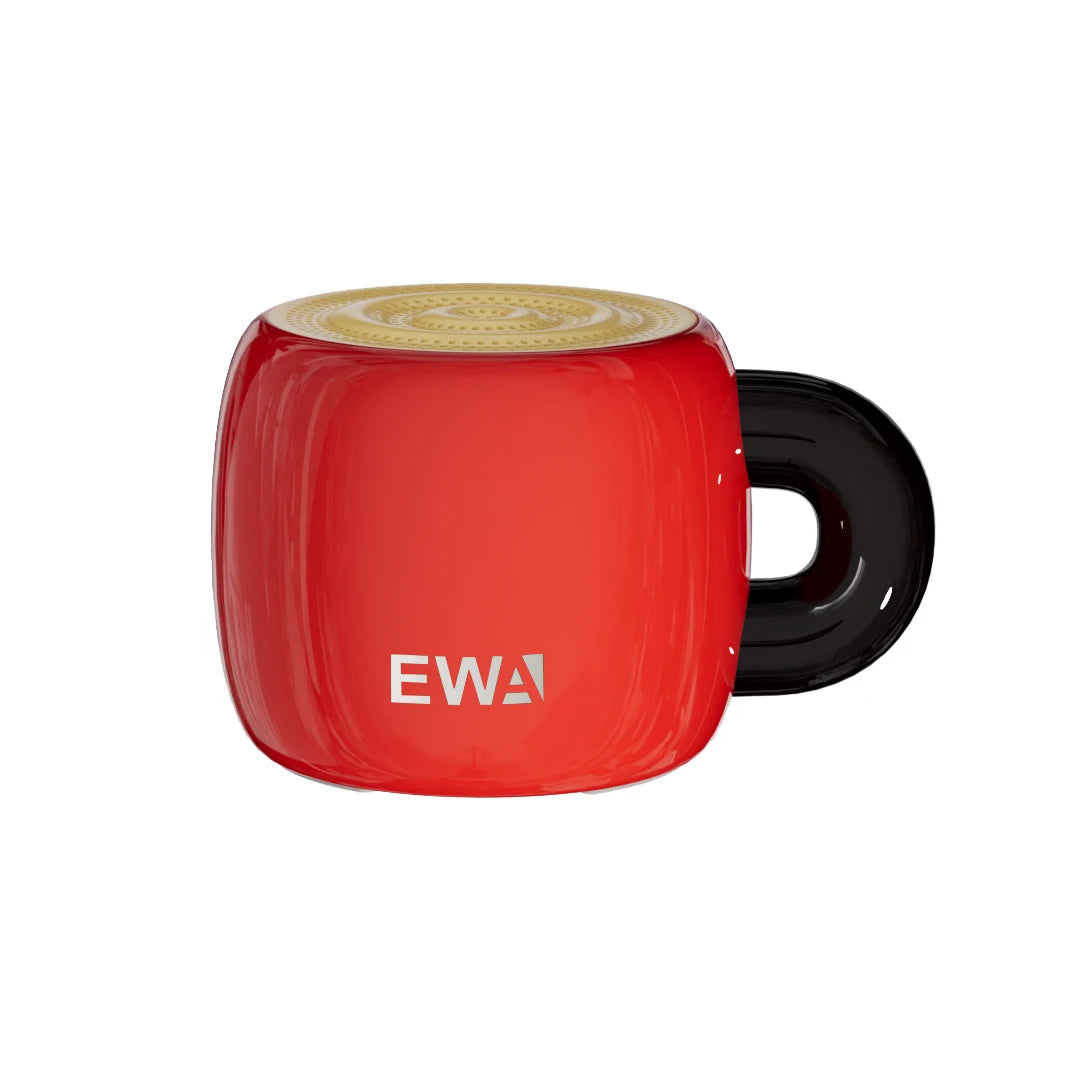 EWA Mini Kabelloser Bluetooth 5.4 Lautsprecher Bass Sound,Täglich Wasserdichter Lautsprecher,Tragbarer Metall Lautsprecher MP3 Player 700mAh HiFi Sound