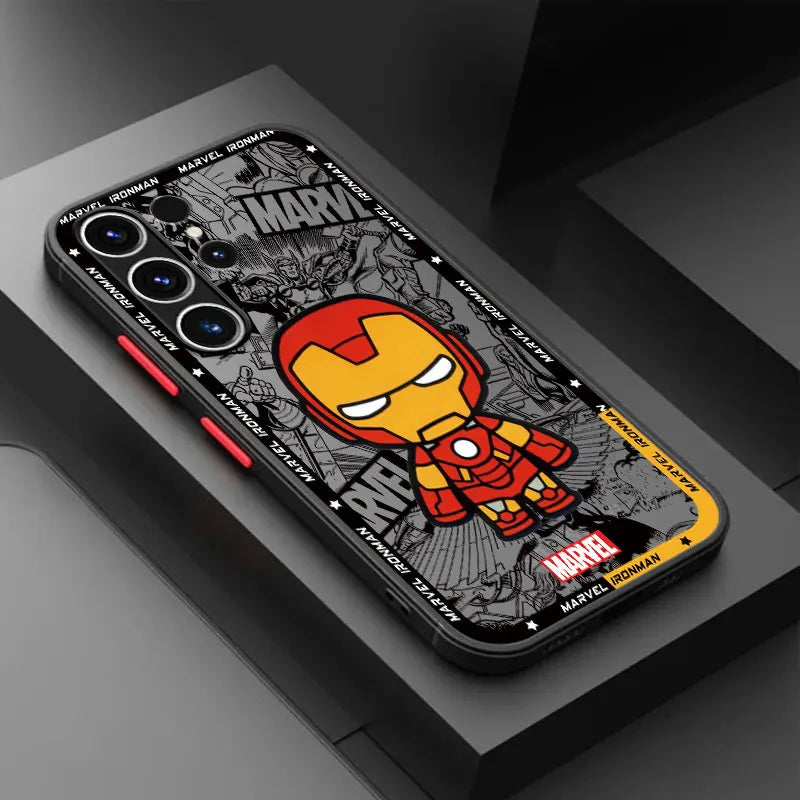 Phone Case for Samsung Galaxy S23 FE S22 S21 S10 Plus S20 FE S9 S24 Plus S23 Ultra Marvel Spiderman Groot Deadpool Cover