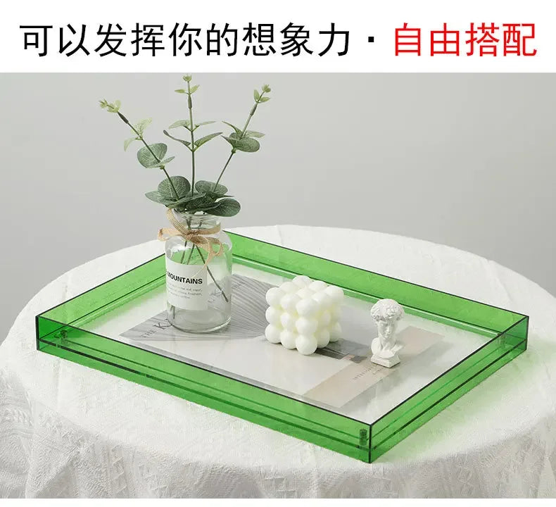 Transparenter Acryl-Fotorahmen DIY Poster Malerei Flur Schlafzimmer Wanddekoration Ins Style Tischbilderrahmen