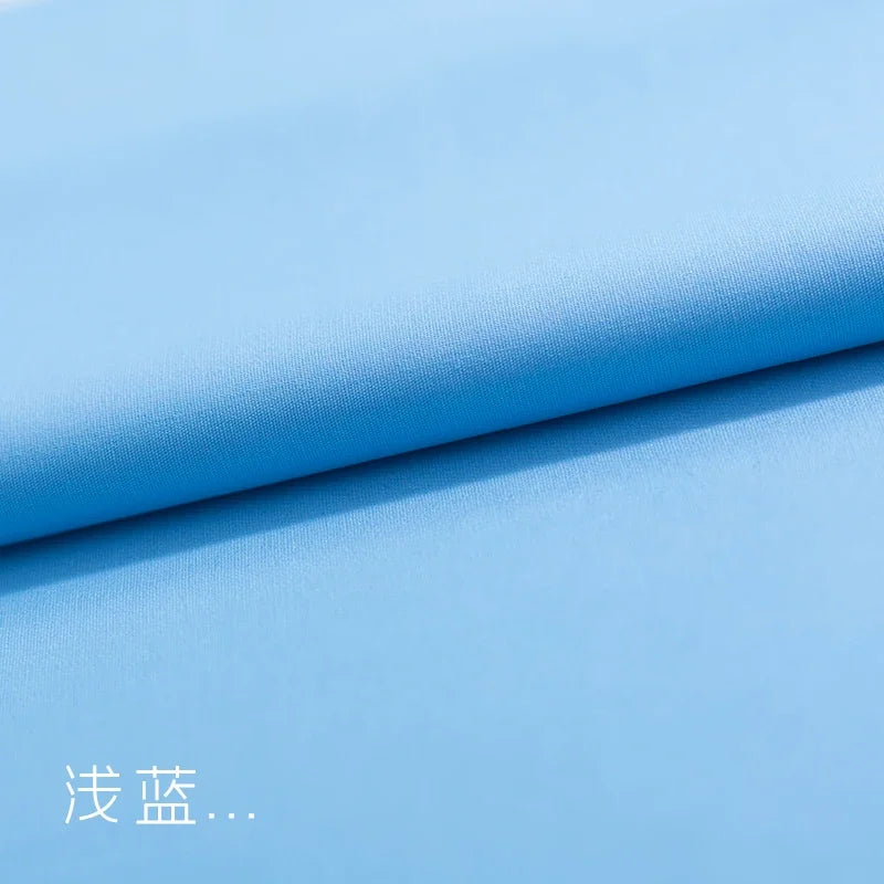 Tissu Popeline de Coton Couleur Unie Robe de Poupée Chemise Pantalon Décontracté Conception de Vêtements Tissu de Couture Matériau de Mode en Gros au Mètre