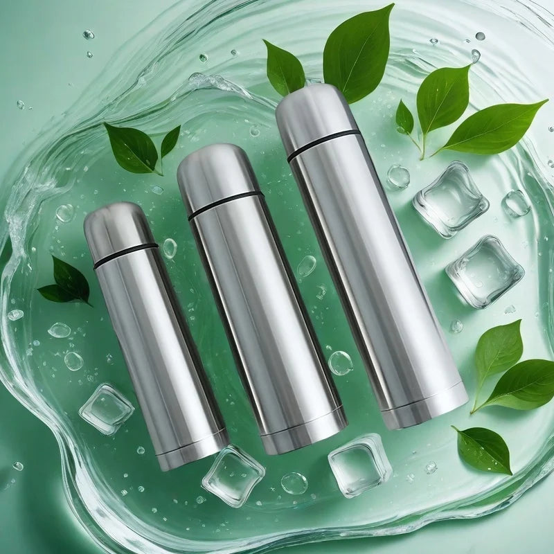 350/500/750ML Edelstahl Thermosflasche Kalt Warm Wasser Flasche mit Deckel Vakuumflasche Reise Thermobecher für Wasser Tee Kaffee