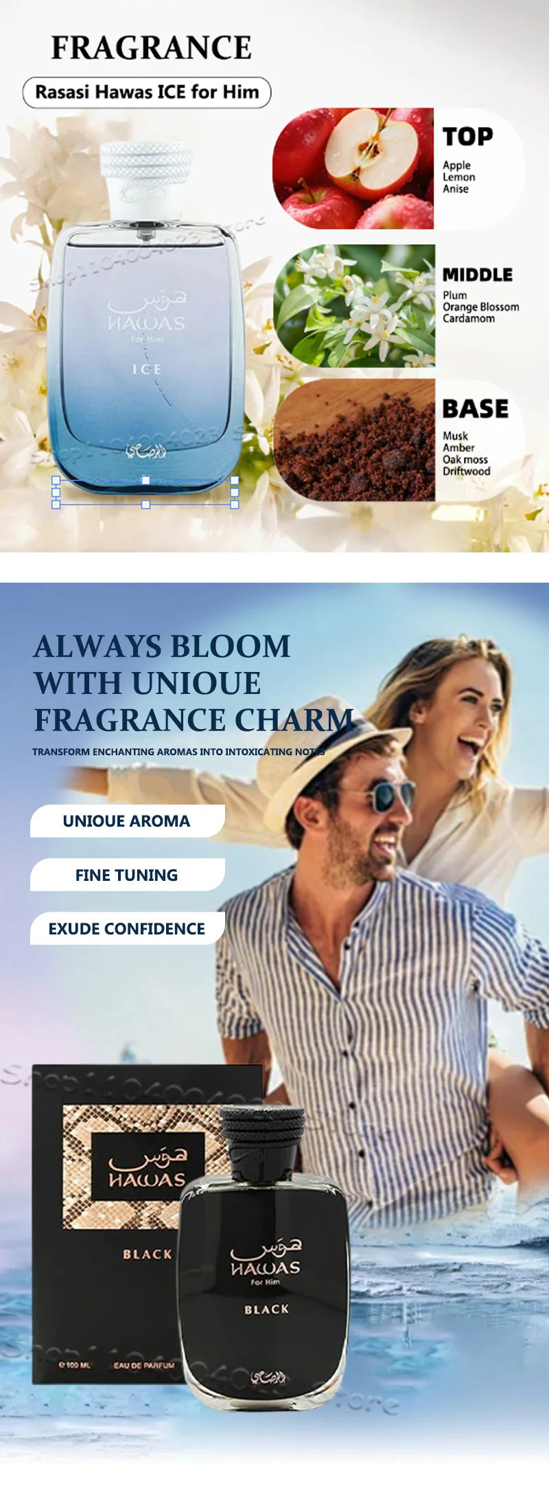 100ml Elegantes Arabisches Unisex-Parfüm Langanhaltender Blumenduft Duftspray