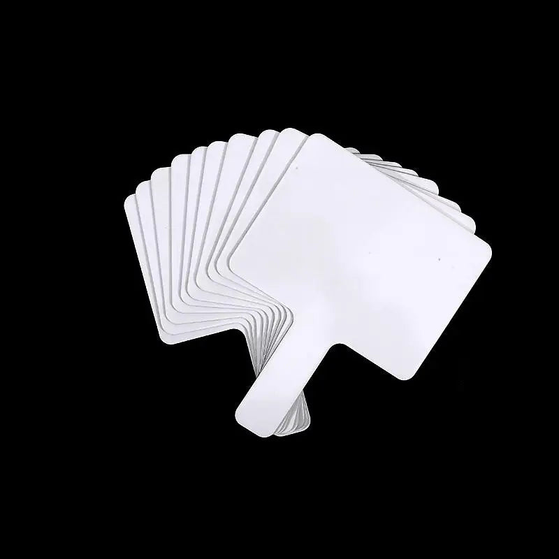 10/30PCS Answer Board Handheld Student Kids Whiteboards White Double Sided Small Game Props Melamine Reusable Whiteboard Child