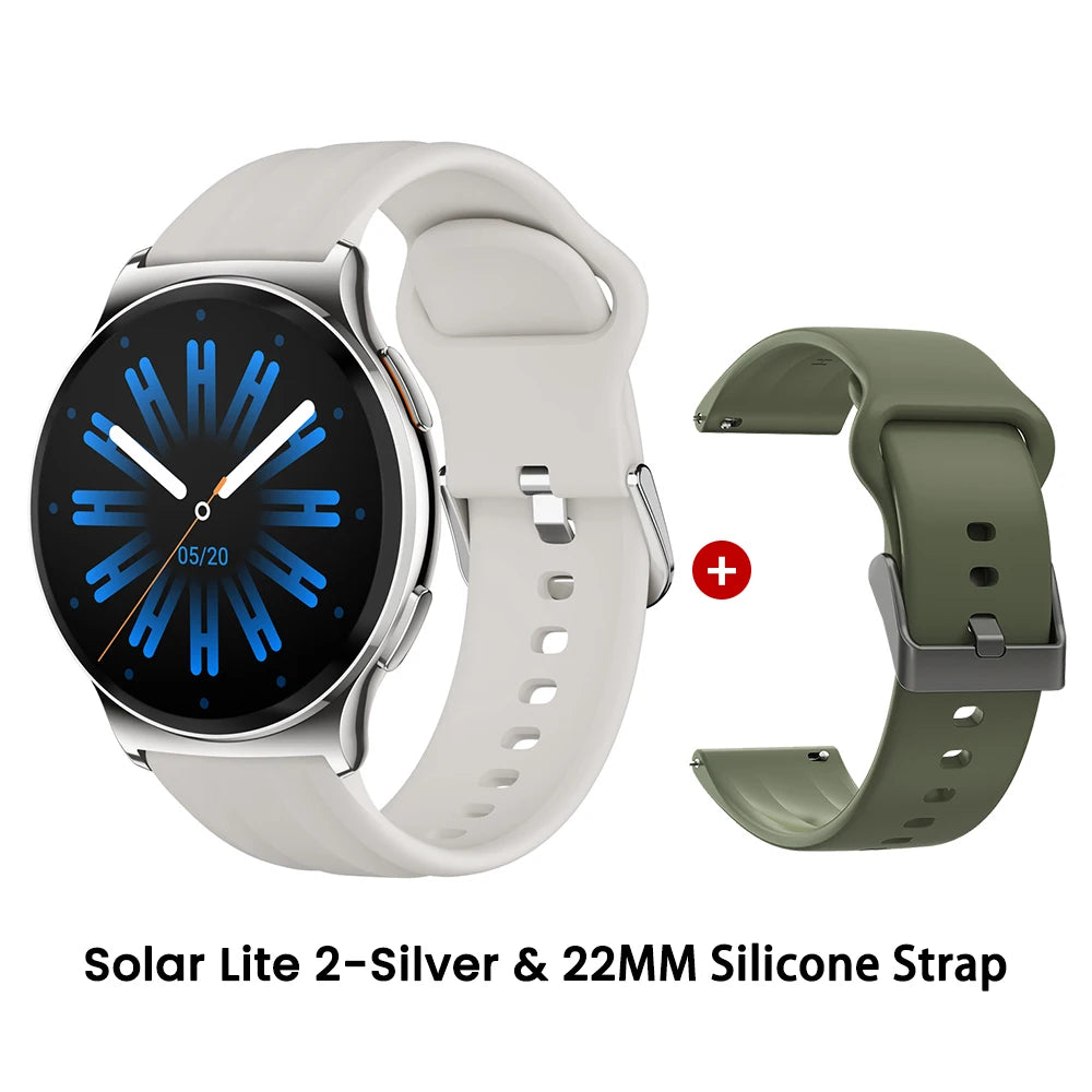 HAYLOU Solar Lite 2 Smartwatch 1.43'' AMOLED Display 24h Health Monitoring 150+ Sports Modes Voice Calling Smart Watch 1ATM