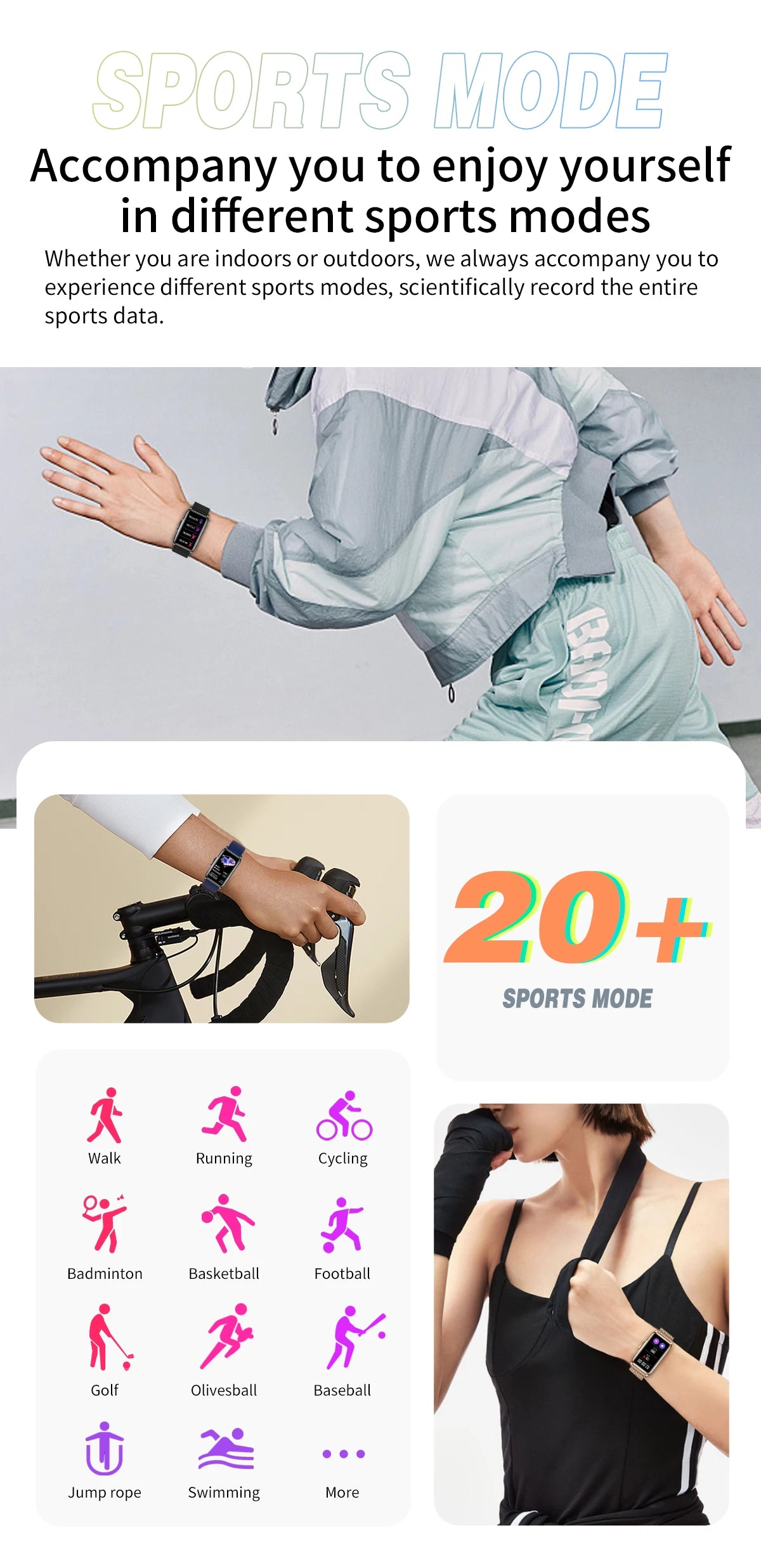 Für Android IOS Smart Armband Frauen Smartwatch Männer Herzfrequenz Blutsauerstoff Wasserdicht Sport Smart Band Uhr Für Damen +Geschenk