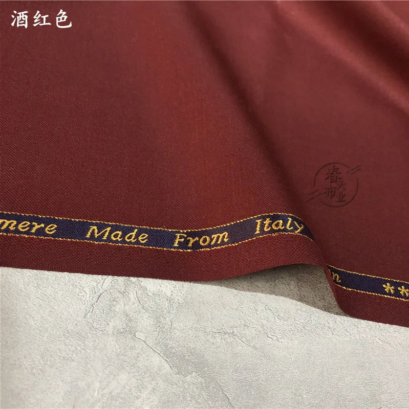 Italienischer Kammgarn-Twill-Stoff – knitterarm – Designeranzüge und Hosenmaterial für Business-Kleidung im Großhandel